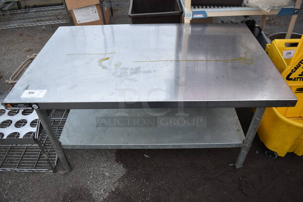 Stainless Steel Equipment Stand w/ Metal Under Shelf. 48x30x26 - Image 1 of 4