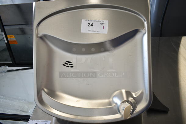 BRAND NEW SCRATCH AND DENT! Zurn Elkay EZS8L Light Gray Granite 8 GPH Wall Mount Non-Filtered Drinking Fountain with Extra Deep Basin and Vinyl Finish. 115 Volts, 1 Phase.  - Image 3 of 7