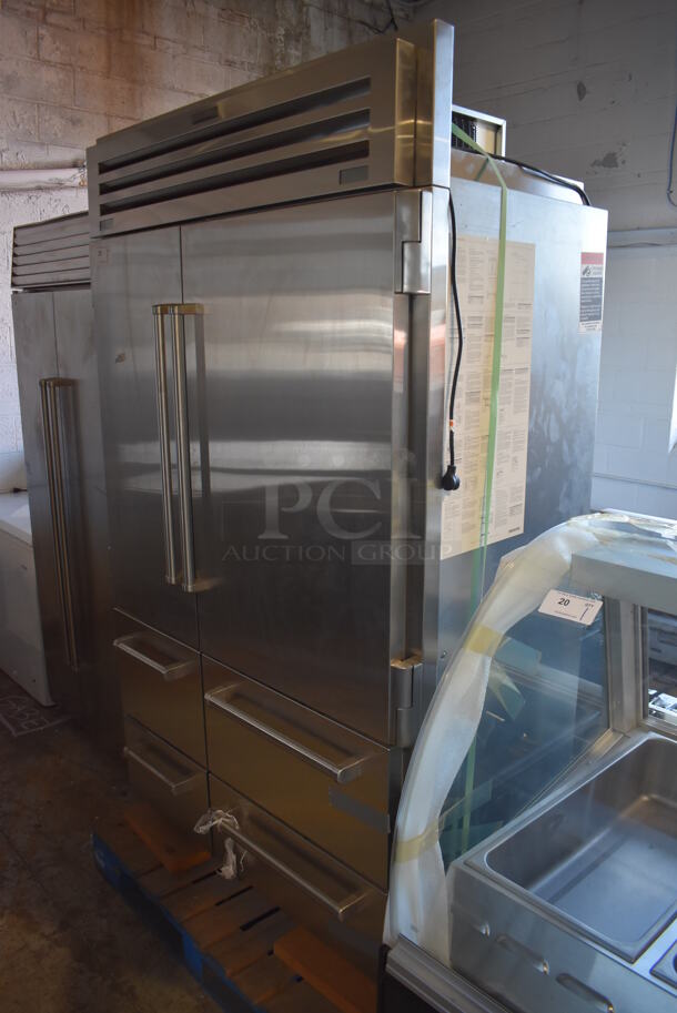 LIKE NEW! Sub Zero Stainless Steel Commercial Cooler Freezer Combo Unit. 115 Volts, 1 Phase. Unit Has Only Been Used a Few Times! Tested and Powers On But Does Not Get Cold - Image 3 of 11