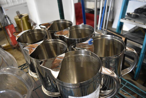6 Metal Pitchers. 9x5x7.5. 6 Times Your Bid! - Image 2 of 3
