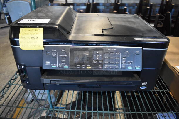 Epson C441A WF-7510 Countertop Scanner Copier Printer Fax Machine. 22x19x12