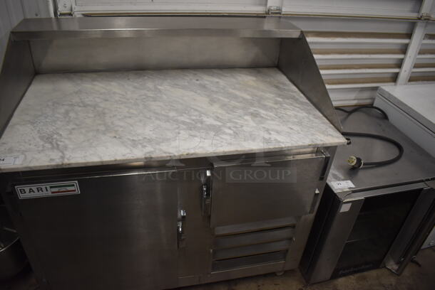 Bari 121 Stainless Steel Commercial Dough Retarder w/ Stone Countertop on Commercial Casters. 115 Volts, 1 Phase. 50x32x48. Tested and Powers On But Temps at 57 Degrees - Image 2 of 11