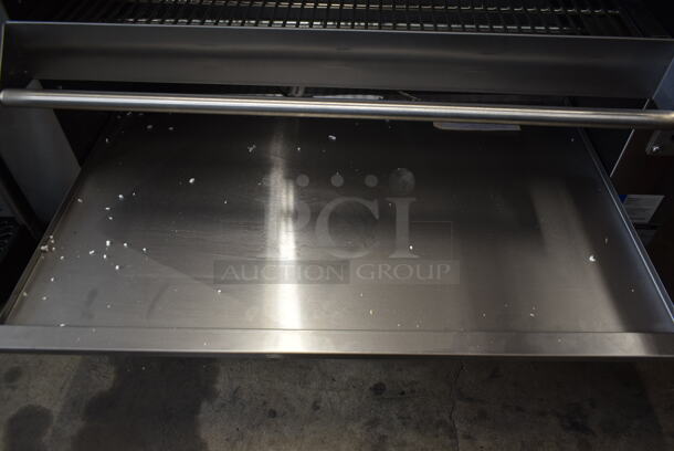 BRAND NEW SCRATCH AND DENT! 2022 Cooking Performance Group CPG 351S36SBN Stainless Steel Commercial Natural Gas Powered Salamander Broiler Cheese Melter. 36,000 BTU. - Image 8 of 8