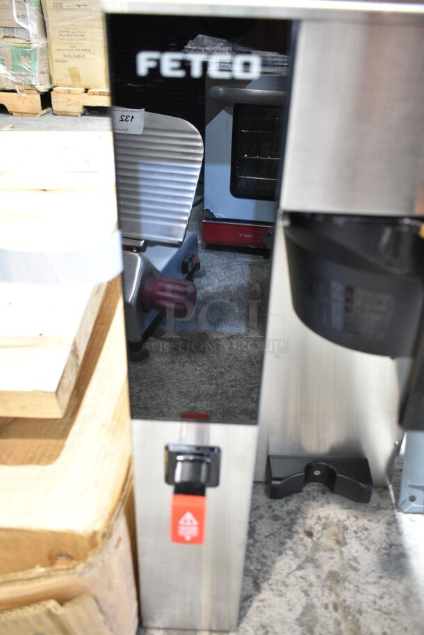 BRAND NEW SCRATCH AND DENT! Fetco CBS-2231 Stainless Steel Commercial Countertop NG Series Single Automatic Digital Coffee Brewer with Hot Water Dispenser and Poly Brew Basket. 120 Volts, 1 Phase.  - Image 4 of 8