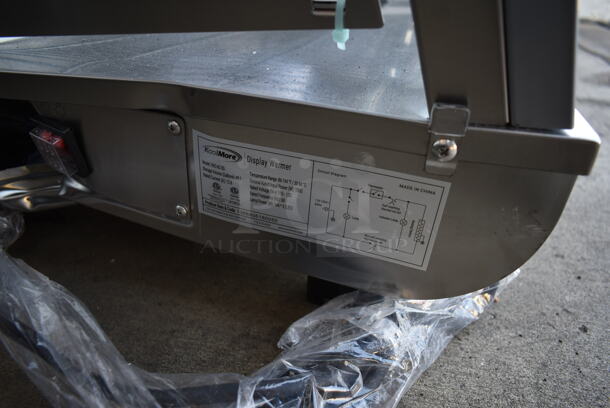 BRAND NEW SCRATCH AND DENT! KoolMore HDC-6C-SS Stainless Steel Commercial Countertop Warming Display Case Merchandiser. 110-120 Volts, 1 Phase. Tested and Powers On But Does Not Get Warm - Image 3 of 5
