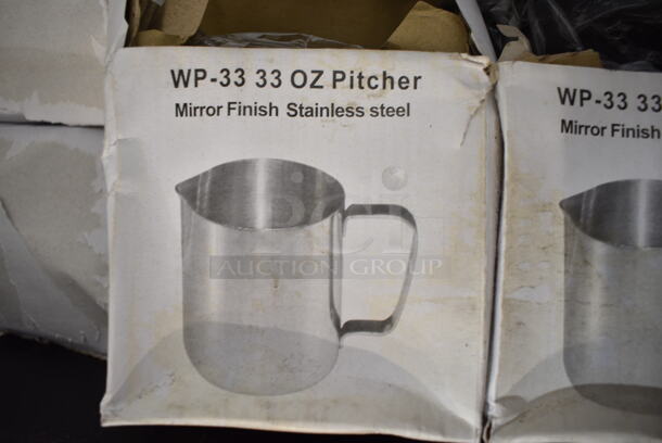 PALLET LOT of 10 BRAND NEW Items/Boxes Including Slim Jim Trash Cans, Winco Seasoning Shakers, WP-33 Stainless Steel Pitchers, Mandolin Slicer, Winco Flat Pastry Basting Brushes, Winco Round Stainless Lids, Kitchen Utensils Sets, Pestles, Poly Condiment Bottles, Sifter, . 10 Times Your Bid! - Image 7 of 12