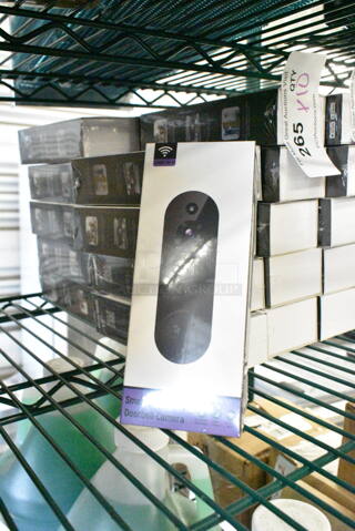 10 BRAND NEW SCRATCH AND DENT! Sunnyjane X0047STBHS Smart Wi-Fi Doorbell Camera. 10 Times Your Bid! 