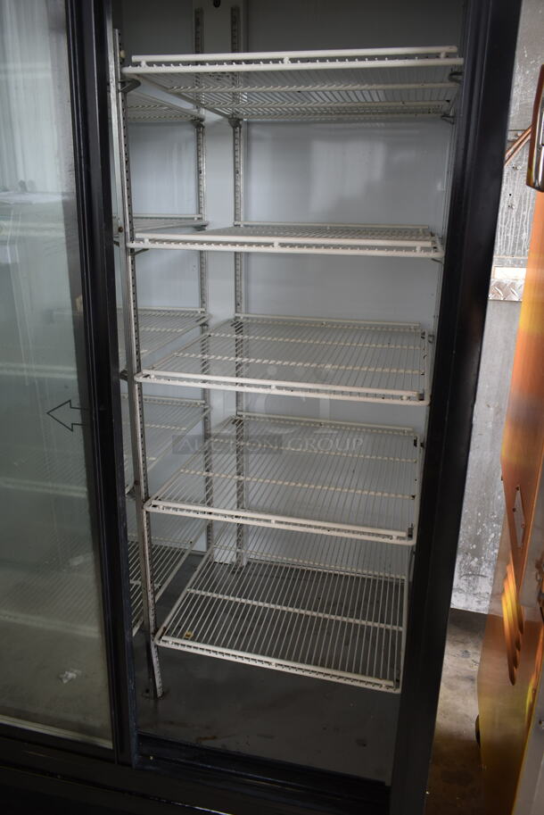 Beverage Air MT38 Metal Commercial 2 Door Reach In Cooler Merchandiser w/ Poly Coated Racks. 115 Volts, 1 Phase. Tested and Powers On But Does Not Get Cold - Image 7 of 7