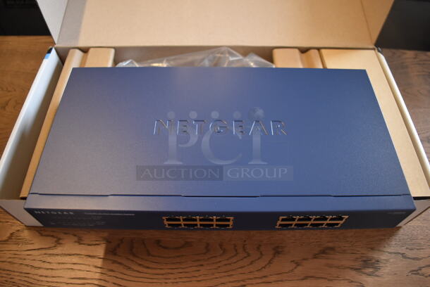 BRAND NEW IN BOX! Netgear ProSafe 16 Port Gigbit Switch. 13x7x2 - Image 4 of 6