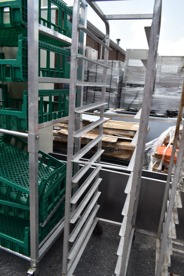 Metal Commercial Pan Transport Rack on Commercial Casters.  - Image 3 of 3