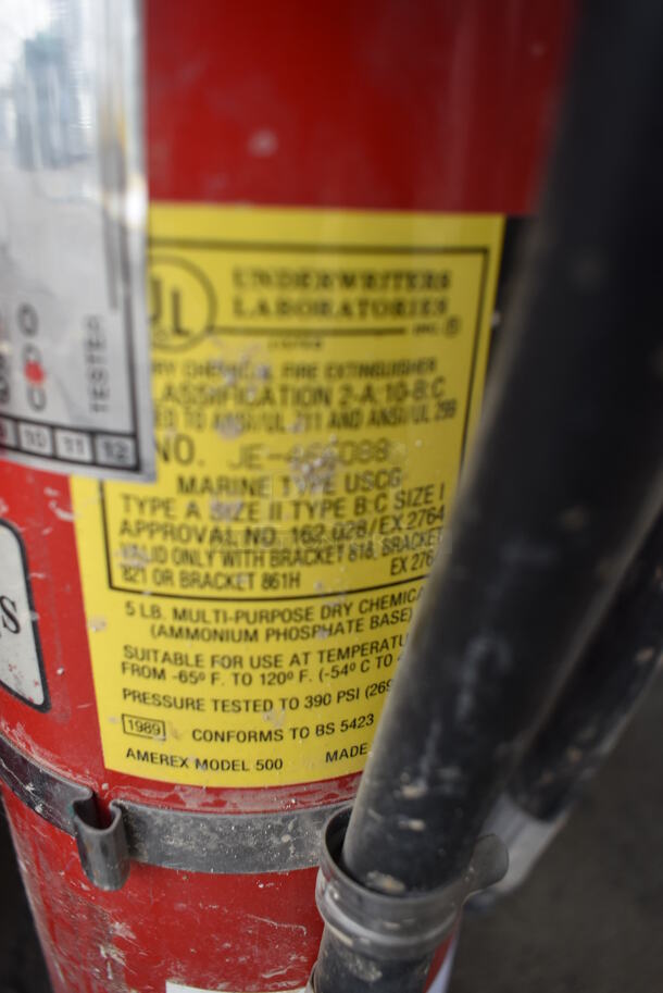 Amerex Dry Chemical Fire Extinguisher. Buyer Must Pick Up - We Will Not Ship This Item.  7x4.5x15 - Image 4 of 4