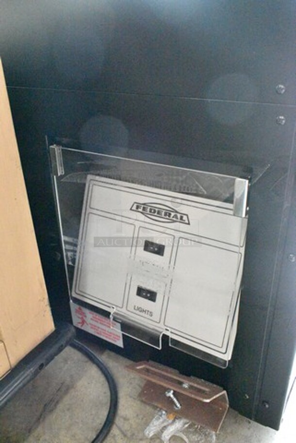 BRAND NEW SCRATCH AND DENT! Federal SN96 Countertop Dry Display Case Merchandiser. 120 Volts, 1 Phase.  - Image 8 of 12