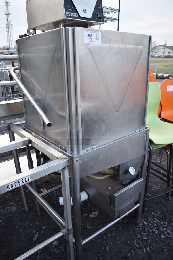 2013 Ecolab ES-2000 Stainless Steel Commercial Straight Pass Through Dishwasher. Goes GREAT w/ Lots 260 and 271! 115 Volts, 1 Phase. 30x30x67 - Image 7 of 9
