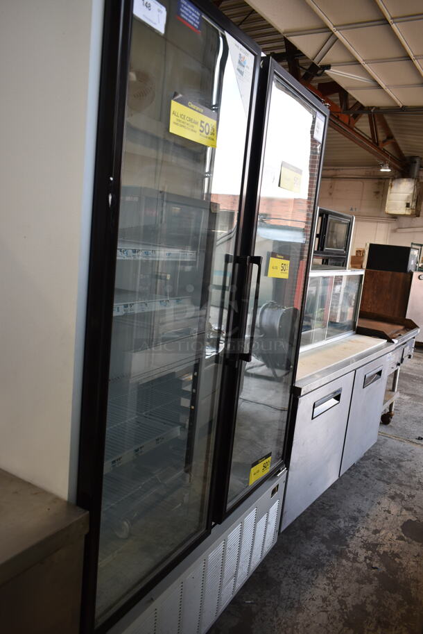 Master-Bilt BLG-48HD Metal Commercial 2 Door Reach In Freezer Merchandiser w/ Poly Coated Racks on Commercial Casters. 115/208-230 Volts, 1 Phase. - Image 2 of 6