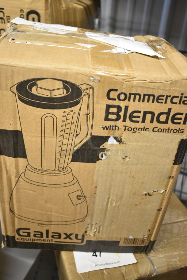 BRAND NEW SCRATCH AND DENT! Galaxy GB440 1/2 hp Bar Blender with Toggle Controls and 44 oz. Polycarbonate Container. 120 Volts, 1 Phase. Tested and Working! - Image 2 of 3