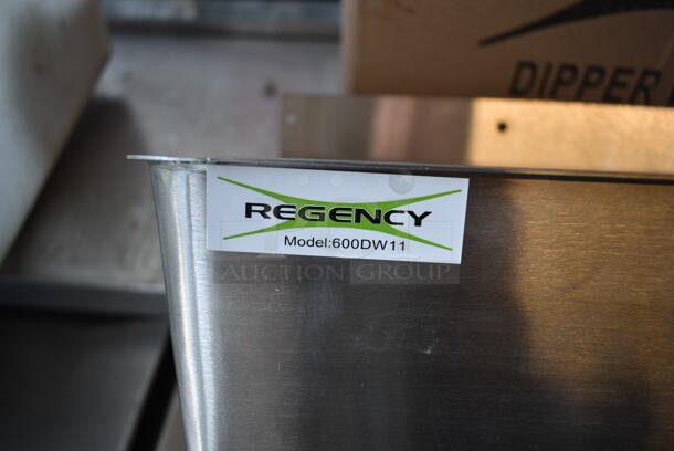 BRAND NEW SCRATCH AND DENT! Regency 600DW11 Stainless Steel Ice Cream Dipper Well and Faucet Set - Image 8 of 8