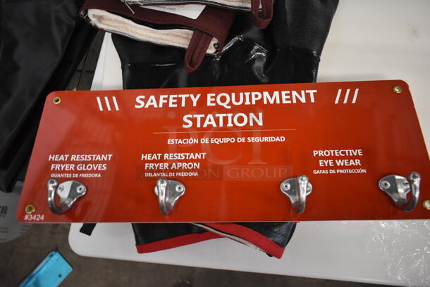 ALL ONE MONEY! Lot of Various BRAND NEW SCRATCH AND DENT! Items Including Safety Station, Fryer Glove, Oven Mitts. - Image 3 of 10