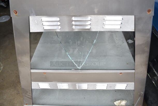 Merco 1220-2-3P Metal Commercial 2 Tier Warming Display Case Merchandiser. 120 Volts, 1 Phase. Tested and Working! - Image 3 of 5