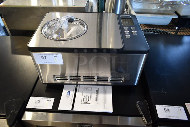 BRAND NEW SCRATCH AND DENT! Whynter ICM-15LS Self Freezing Digital Ice Cream Maker Stainless Steel. 115 Volt, 1 Phase. Tested and Working! - Image 1 of 7