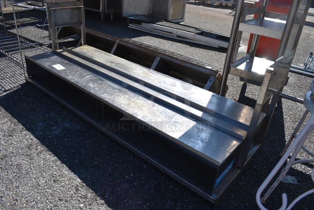 Stainless Steel Double Tier Shelves. 62x22x20.5 - Image 3 of 3
