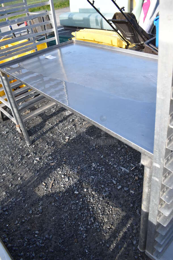 Stainless Steel Draining Table. 54x30.5x32 - Image 4 of 4