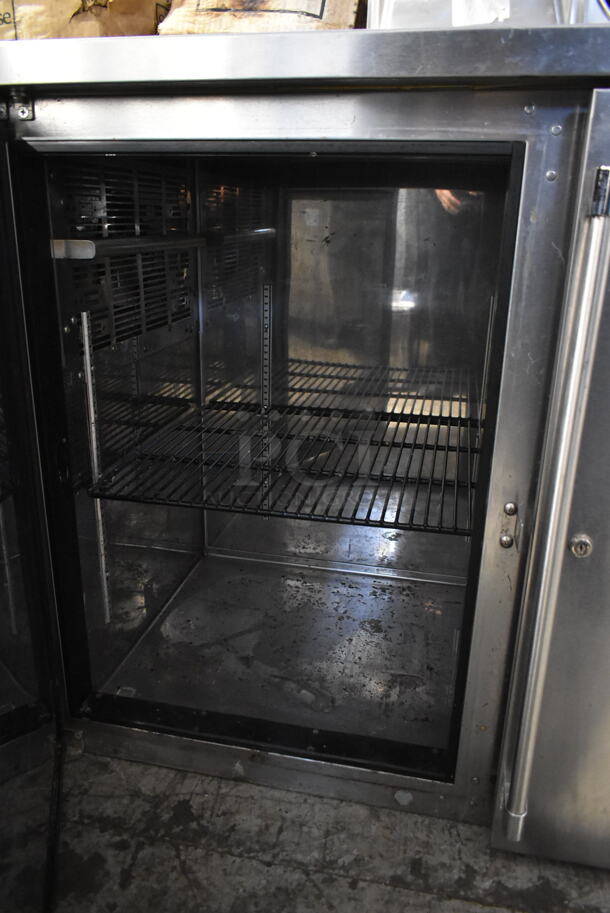 Perlick BBS60-RO Stainless Steel Commercial 2 Door Back Bar Cooler. 115 Volts, 1 Phase. Tested and Working! - Image 4 of 6