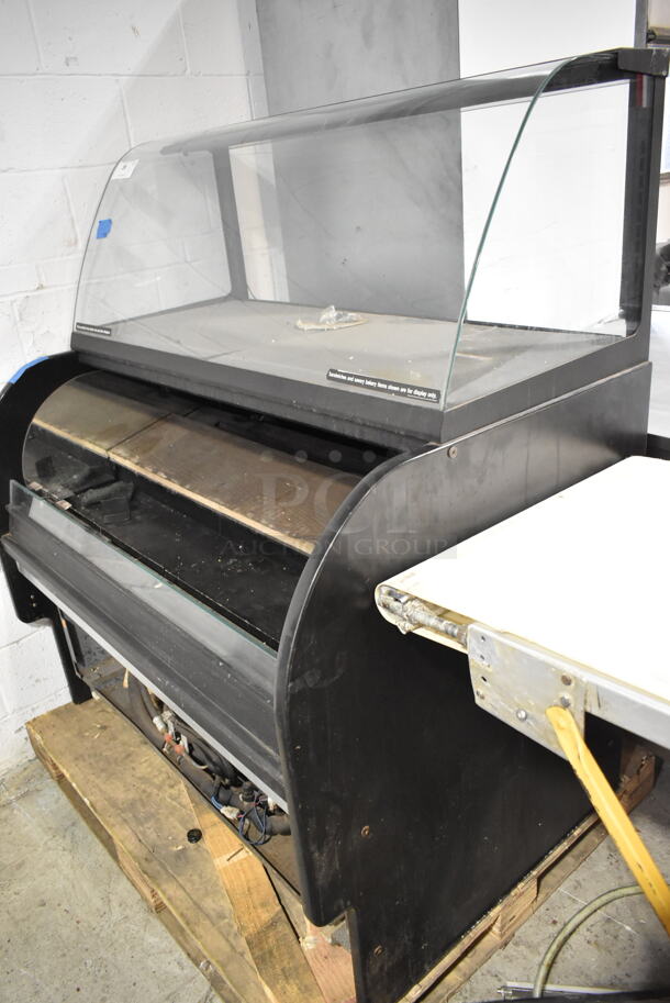 Structural Concepts Oasis Metal Commercial Floor Style Black Refrigerated Dual Service Merchandiser Case. 115/230 Volts, 1 Phase. - Image 2 of 7