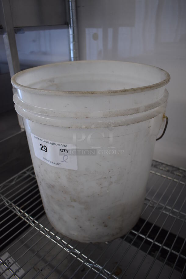 ALL ONE MONEY! Lot of Feet for Legs in White Bucket - Image 3 of 3