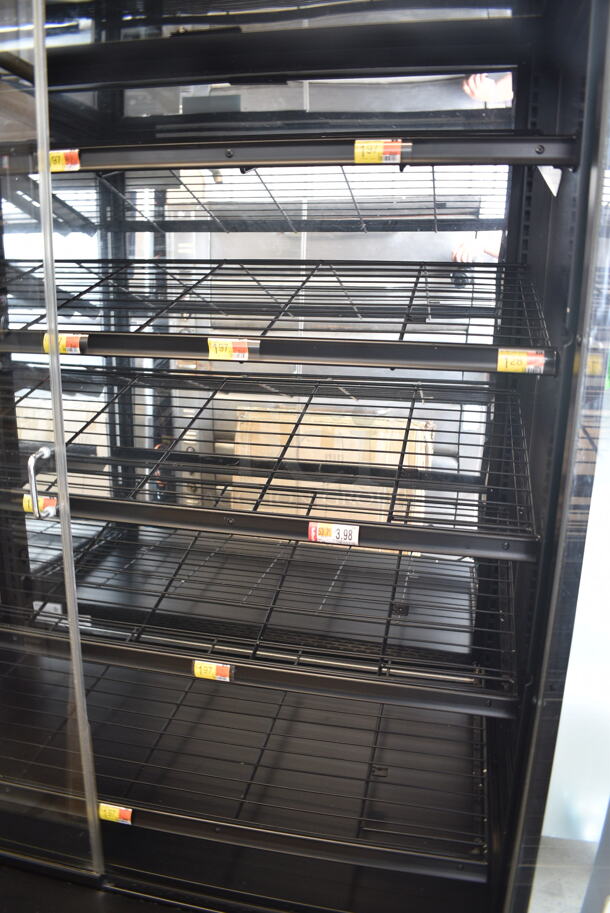 Marco Metal Floor Style Dry Bakery Donut Pastry 2 Door Merchandiser Display Case. 120 Volts, 1 Phase.  - Image 3 of 5