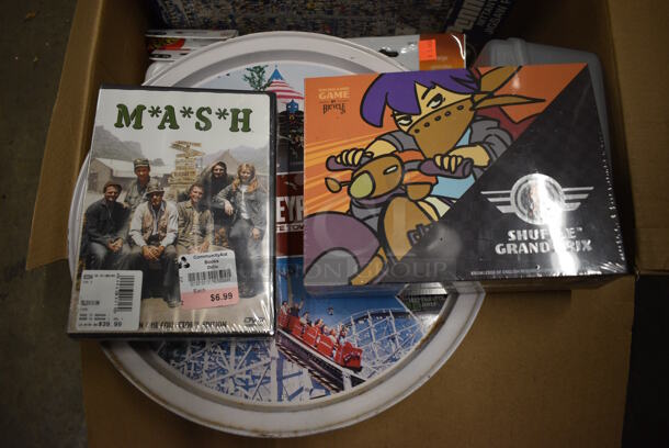 ALL ONE MONEY! Lot of Various Items Including USB Drive, Mash DVD Set, Continental Bank Piggy Bank, Hershey Park Metal Tray and Harry Potter Lunchbox! - Image 4 of 4