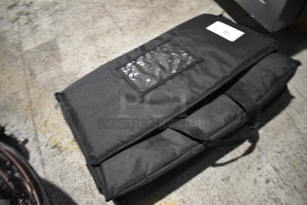 Black Insulated Food Carrying Bag. 22x12x14 - Image 2 of 4