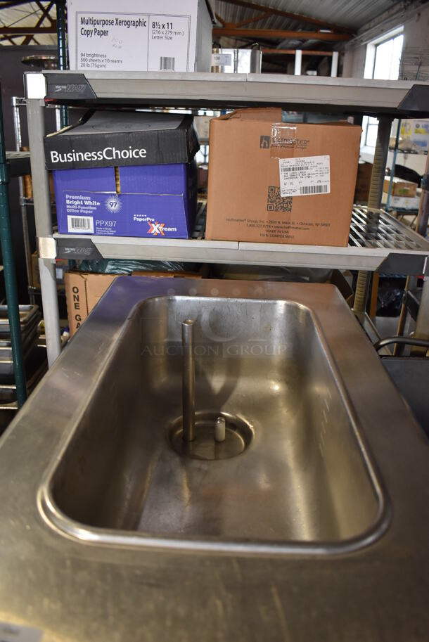 Taylor 358-33 Stainless Steel Commercial Floor Style Single Flavor Soft Serve Ice Cream Machine on Commercial Casters. 208-230 Volts, 3 Phase. 16x32x57 - Image 3 of 6