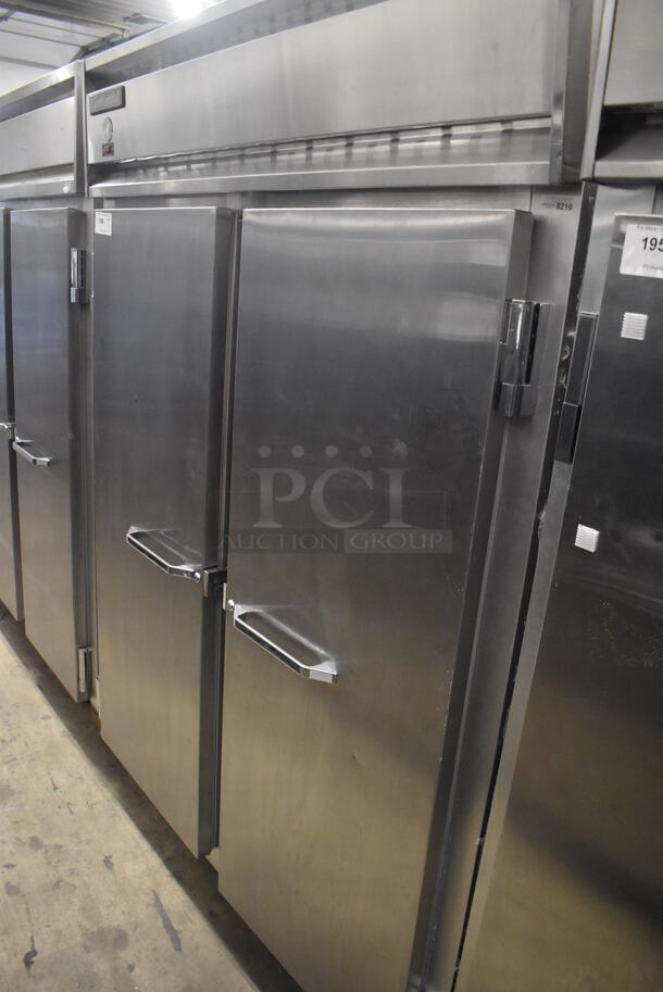 Continental 2RE Stainless Steel Commercial 2 Door Reach In Cooler on Commercial Casters. 115 Volts, 1 Phase. 57x34x82. Tested and Working! - Image 2 of 5