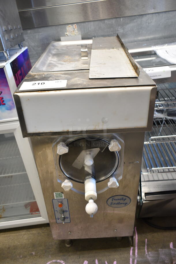 Frosty Factory 127A Stainless Steel 16 Qt. Single Hopper Countertop Frozen Drink Machine. 115 Volts, 1 Phase.  - Image 1 of 6