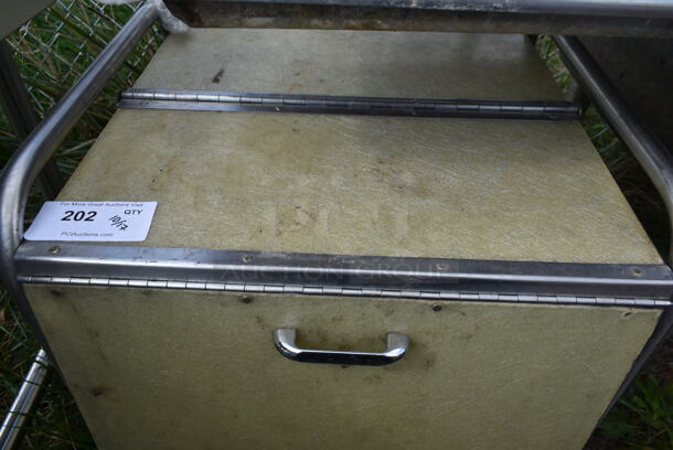 Stainless Steel Dish Cart w/ Plates on Commercial Casters. - Image 2 of 5