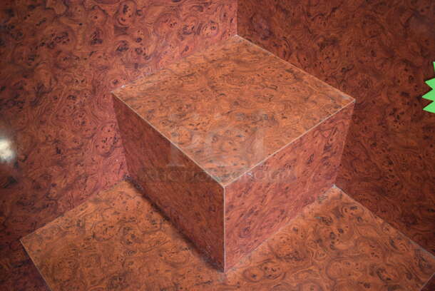 Corner 3 Tier Shelving Unit. 31x31x34 - Image 3 of 3