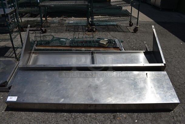 3 Stainless Steel Tops. 72x28x11. 3 Times Your Bid!
