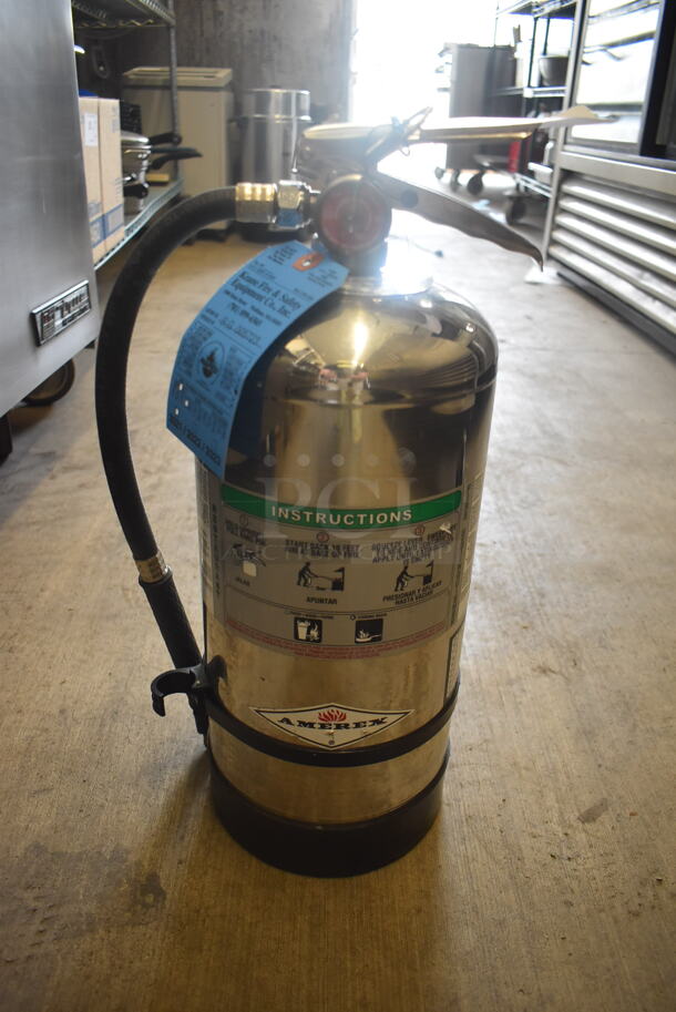 Amerex B260 Wet Chemical Fire Extinguisher. Buyer Must Pick Up - We Will Not Ship This Item.  - Image 1 of 3