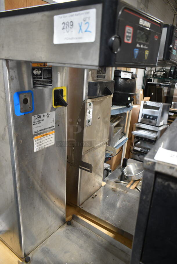 2 Bunn ITB/ITCB-DV Stainless Steel Commercial Countertop Iced Tea Machines. 120 Volts, 1 Phase. 2 Times Your Bid!