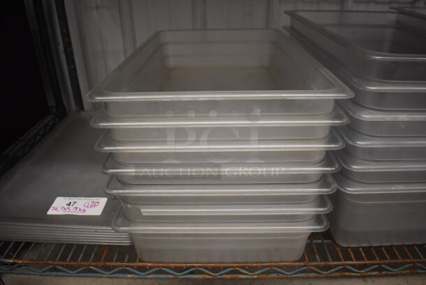 ALL ONE MONEY! Lot of Poly Drop In Bins and Lids; 7 Lids, 7 1/1x4 and 18 1/1x6 - Image 3 of 5