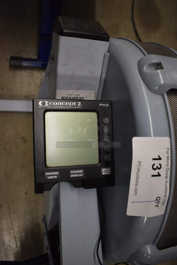 Concept2 PM3 Metal Commercial Floor Style Rowing Machine. 18x95x36 - Image 3 of 7