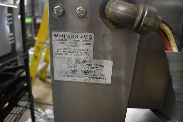 Crown Model EC-10TW Stainless Steel Commercial Electric Powered 10 Gallon Steam Tilting Kettle. 208 Volts, 3 Phase. 29x23x54 - Image 5 of 8