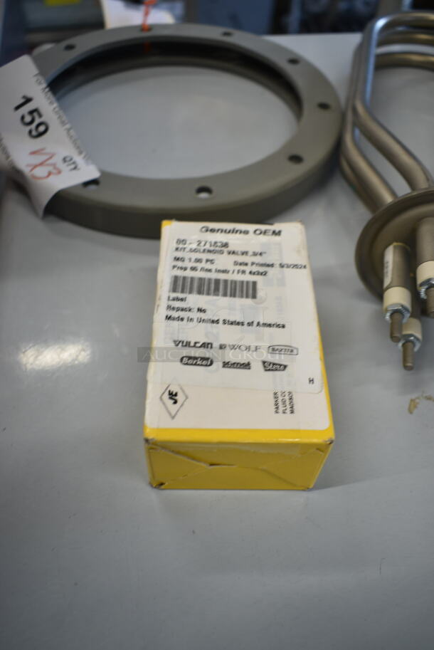 3 BRAND NEW SCRATCH AND DENT! Items Including HP0011907800 Hobart 00-119078-00007 Element, HP00271838 Hobart 00-271838 Solenoid Kit, HP00201492 Hobart 00-201492 Isolating Ring. 3 Times Your Bid!  - Image 6 of 10