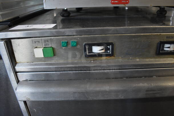 Jet Tech F-18 Stainless Steel Commercial Undercounter Dishwasher. 208 Volts, 1 Phase. 23.5x24.5x33 - Image 4 of 8