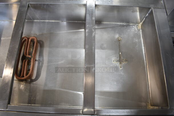 Stainless Steel Commercial Electric Powered Steam Table w/ 2 Under Shelves.  - Image 5 of 5
