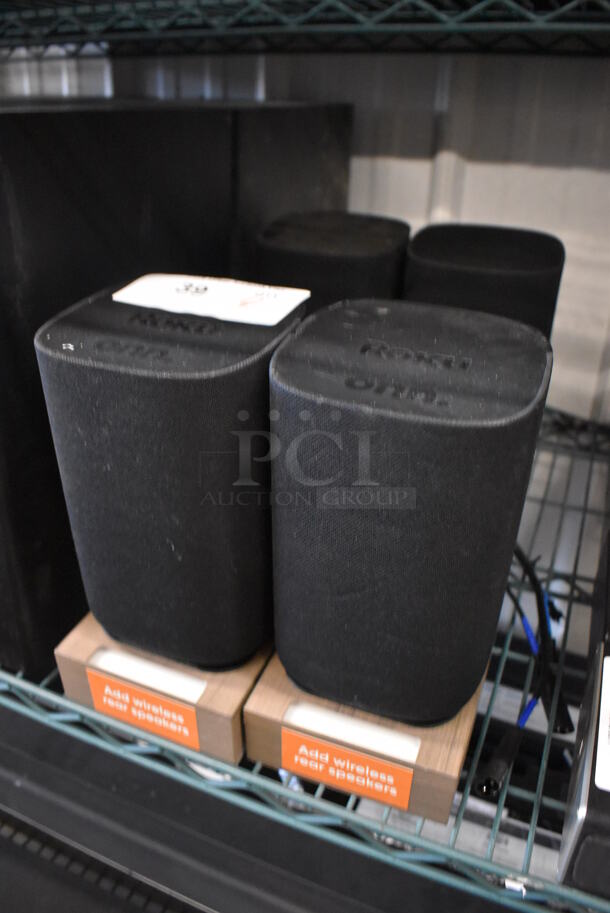4 Onn Roku Speakers. 5x11x9.5. 4 Times Your Bid! - Image 3 of 4