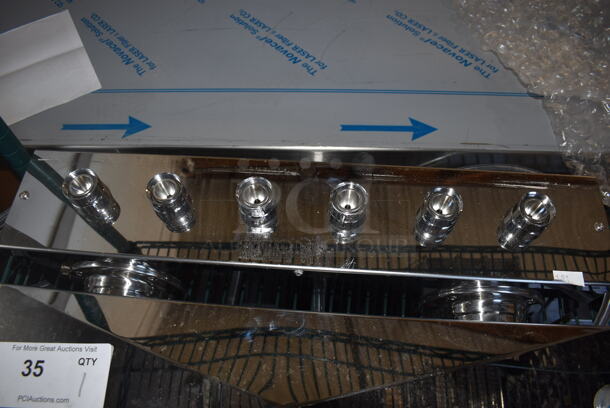BRAND NEW! Talos Stainless Steel Commercial 6 Tap Beer Tower. - Image 3 of 6