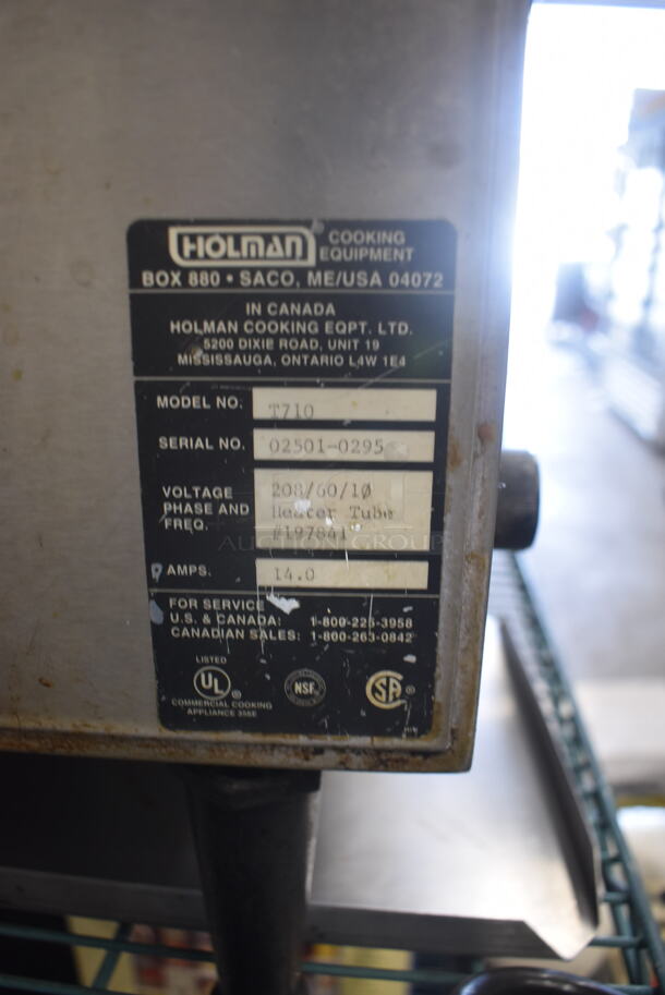 Holman T710 Countertop Conveyor Oven 208 Volt 1 Phase - Image 4 of 5