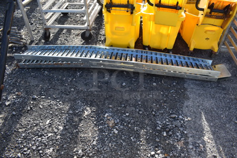 2 Metal Ramps. 76x9x2. 2 Times Your Bid!
