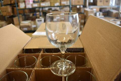 48 BRAND NEW IN BOX! Five Points Tableware Wine Glasses. 3x3x5.5. 48 Times Your Bid!